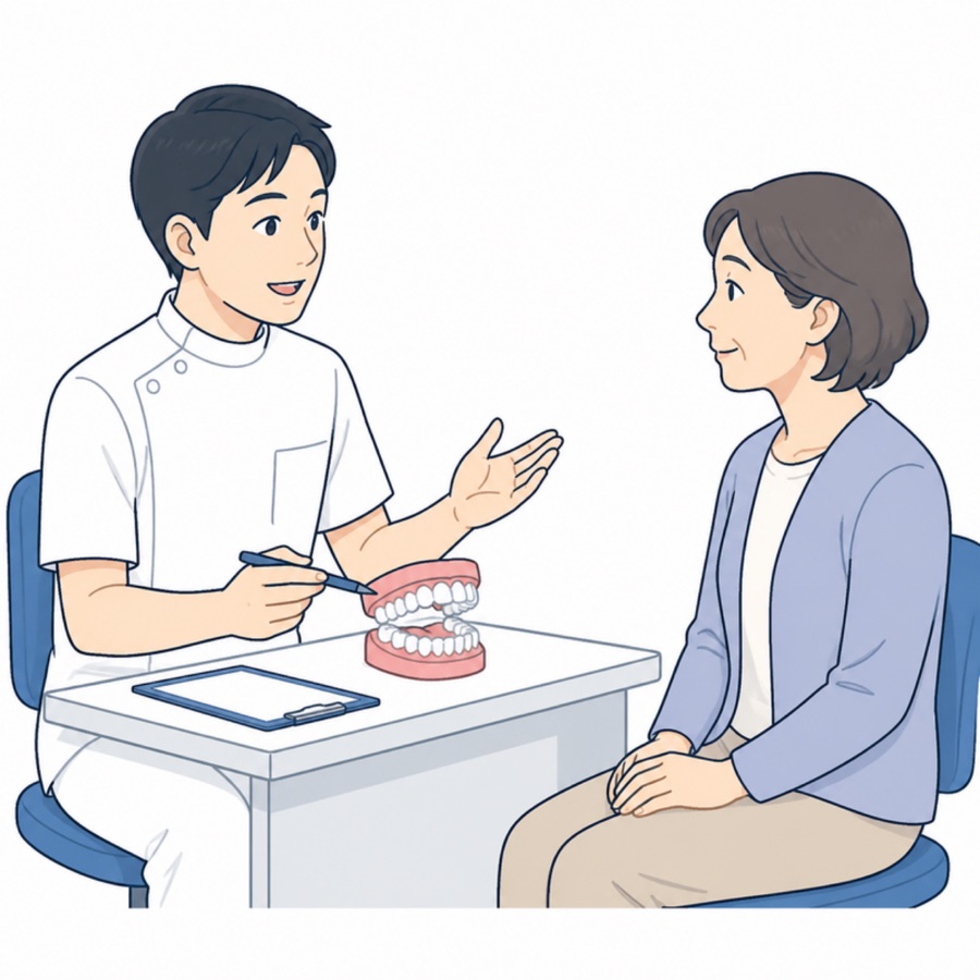 現在のお悩みやご希望を確認します